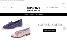 Tablet Screenshot of buskins.co.uk